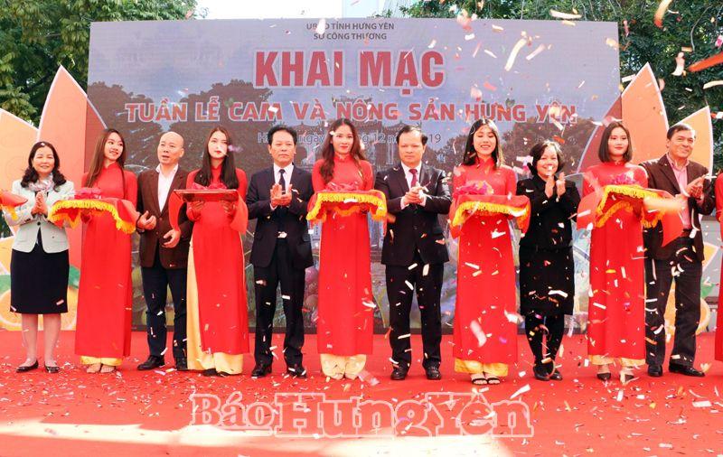   Khai mạc Tuần lễ cam và nông sản Hưng Yên năm 2019 tại Hà Nội