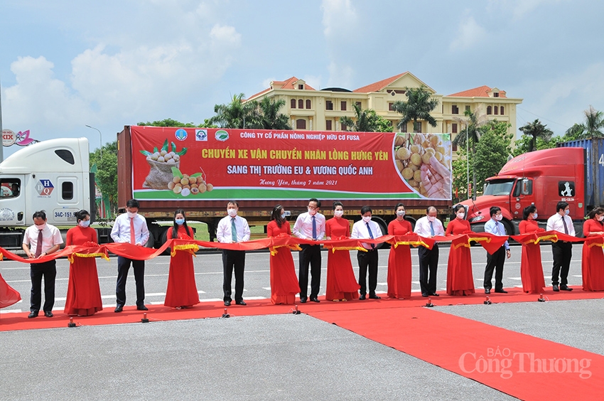   72 điểm cầu tham gia xúc tiến trực tuyến tiêu thụ nhãn và nông sản Hưng Yên