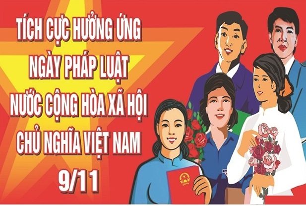   Hưởng ứng 10 năm Ngày pháp luật nước Cộng hòa xã hội chủ nghĩa Việt Nam